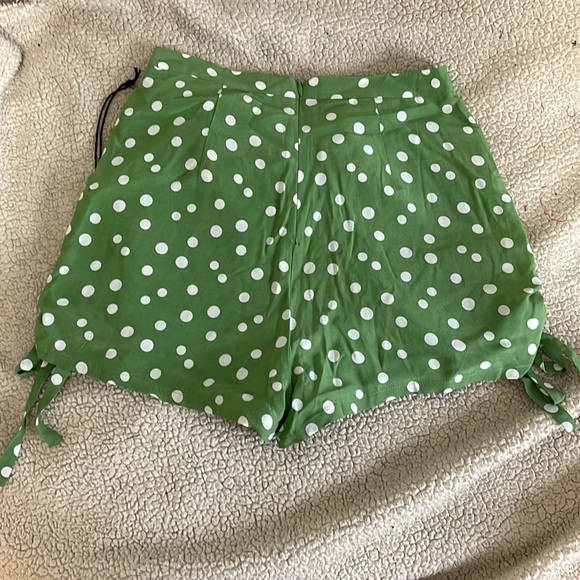 NWT Revolve Privacy Please polka dot gardens green hot shorts - Picture 8 of 11